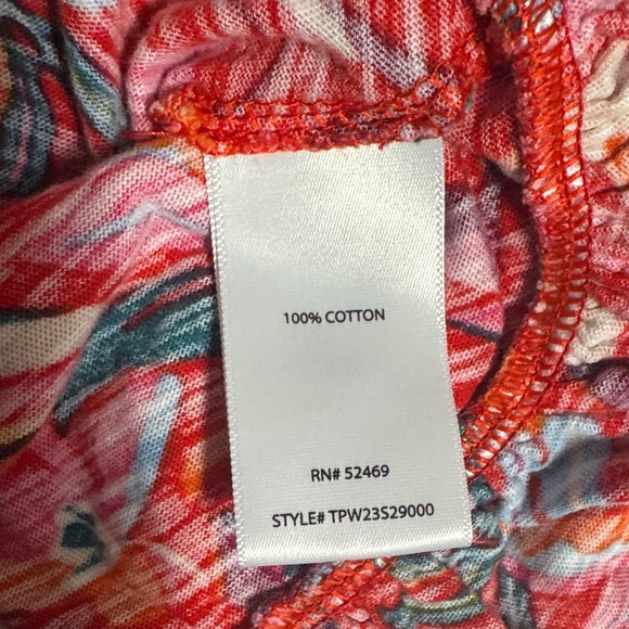 The Pioneer Woman Floral V-Neck Dress with Puff Sleeves Size XL - Picture 8 of 9